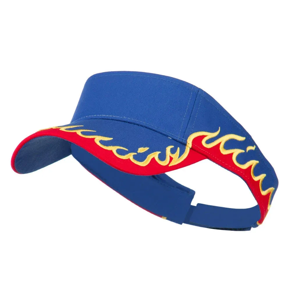 Cotton Twill Flame Visor