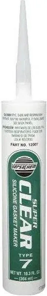 VersaChem&#174; Super Clear Silicone, 12007, 10.3 Oz. Cartridge