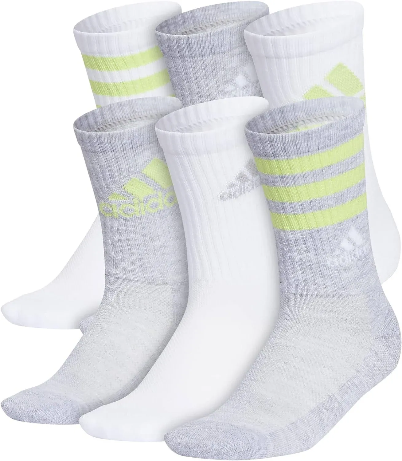 Boys adidas 6-Pack Cushioned Crew Socks