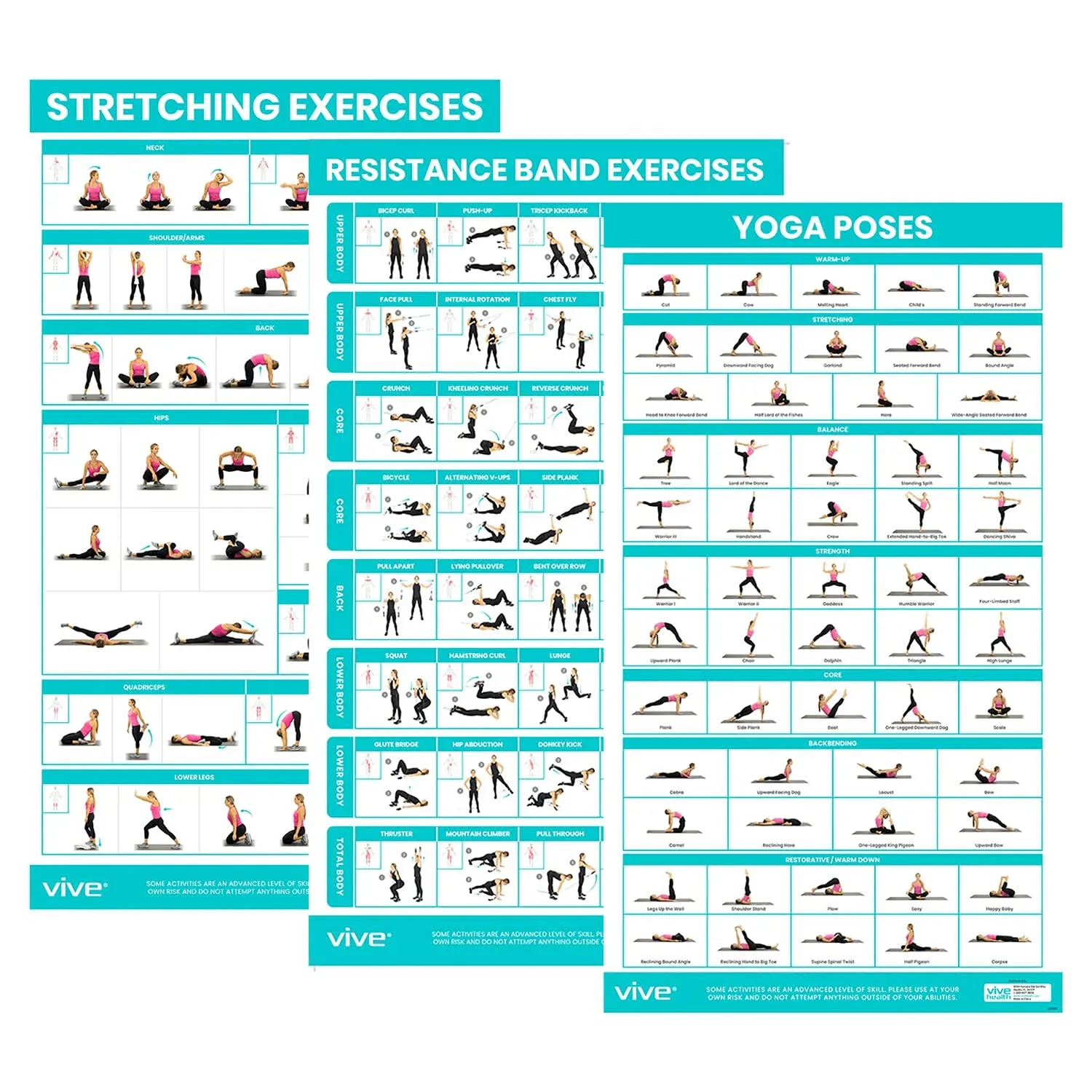 Improved Flexibility Poster 3 Pack