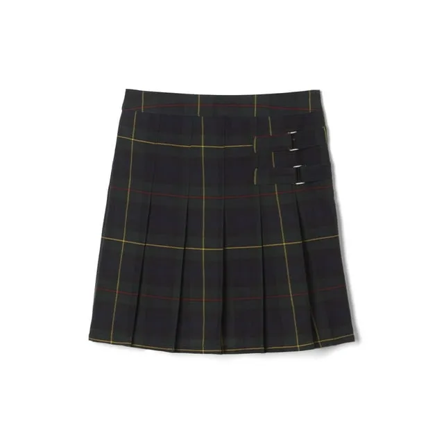 French Toast Girls Plaid Two-Tab Scooter Skirt