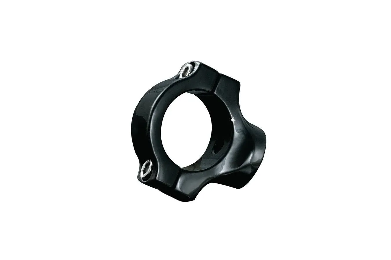 Kuryakyn 3121 Black Side Mount License Plate Clamp