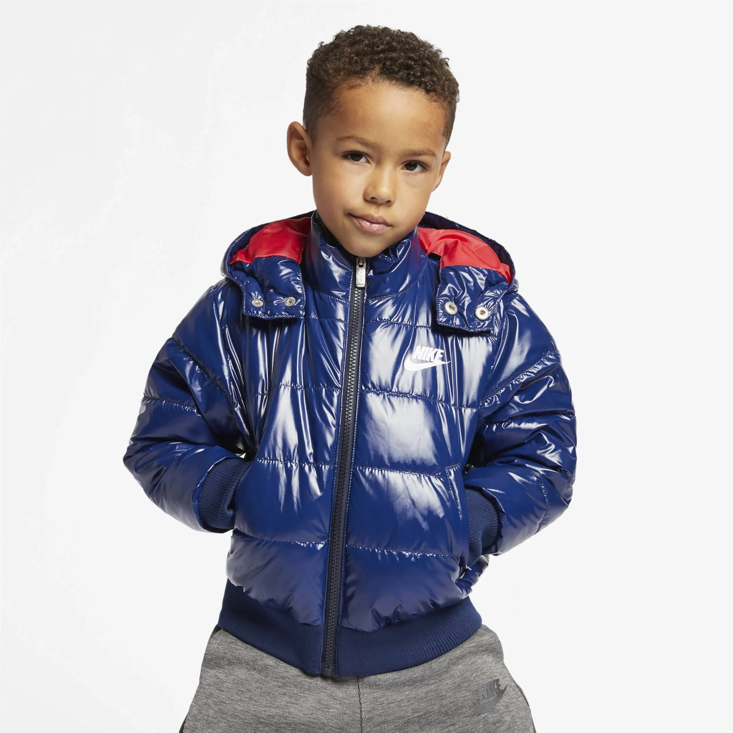 Nike Little Kid&#039;s Water Repellant Bomber Jacket