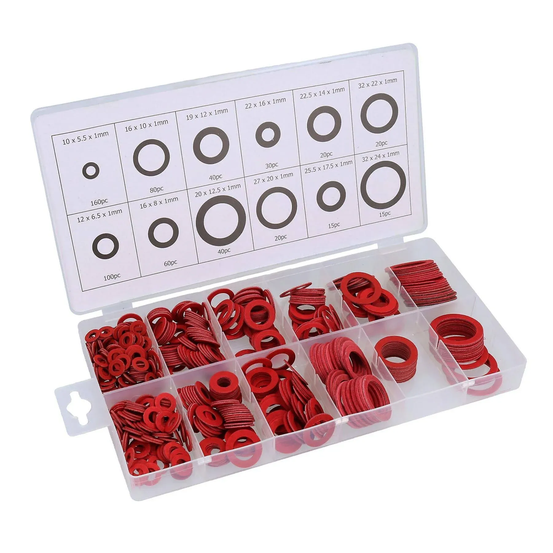 AB Tools Fibre/Sealing Washer Assortment 600pc