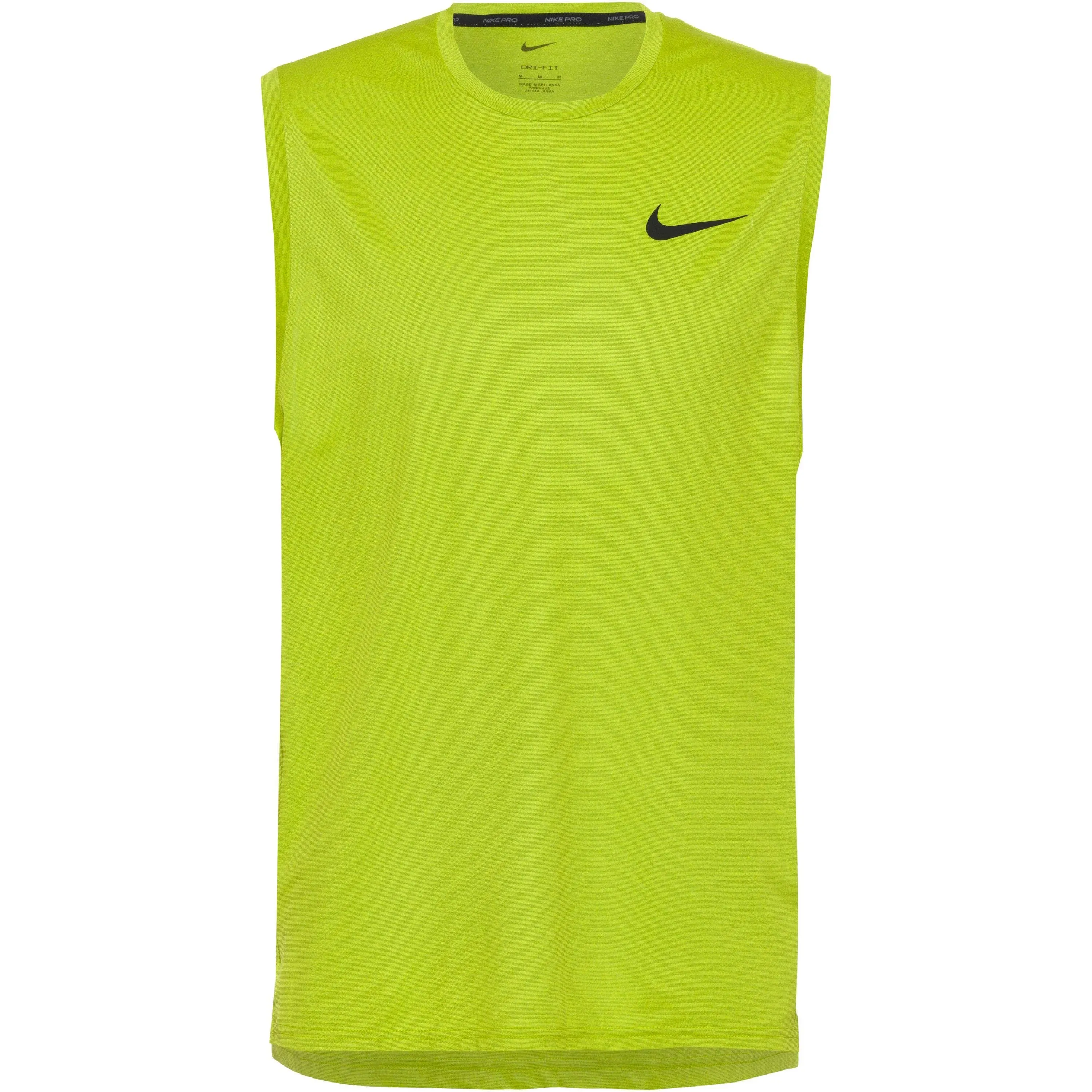 Nike Pro Men&#039;s Atomic green/Heather/<wbr/>Black Training Tank (CZ1184-377)   M/L/XL/XX