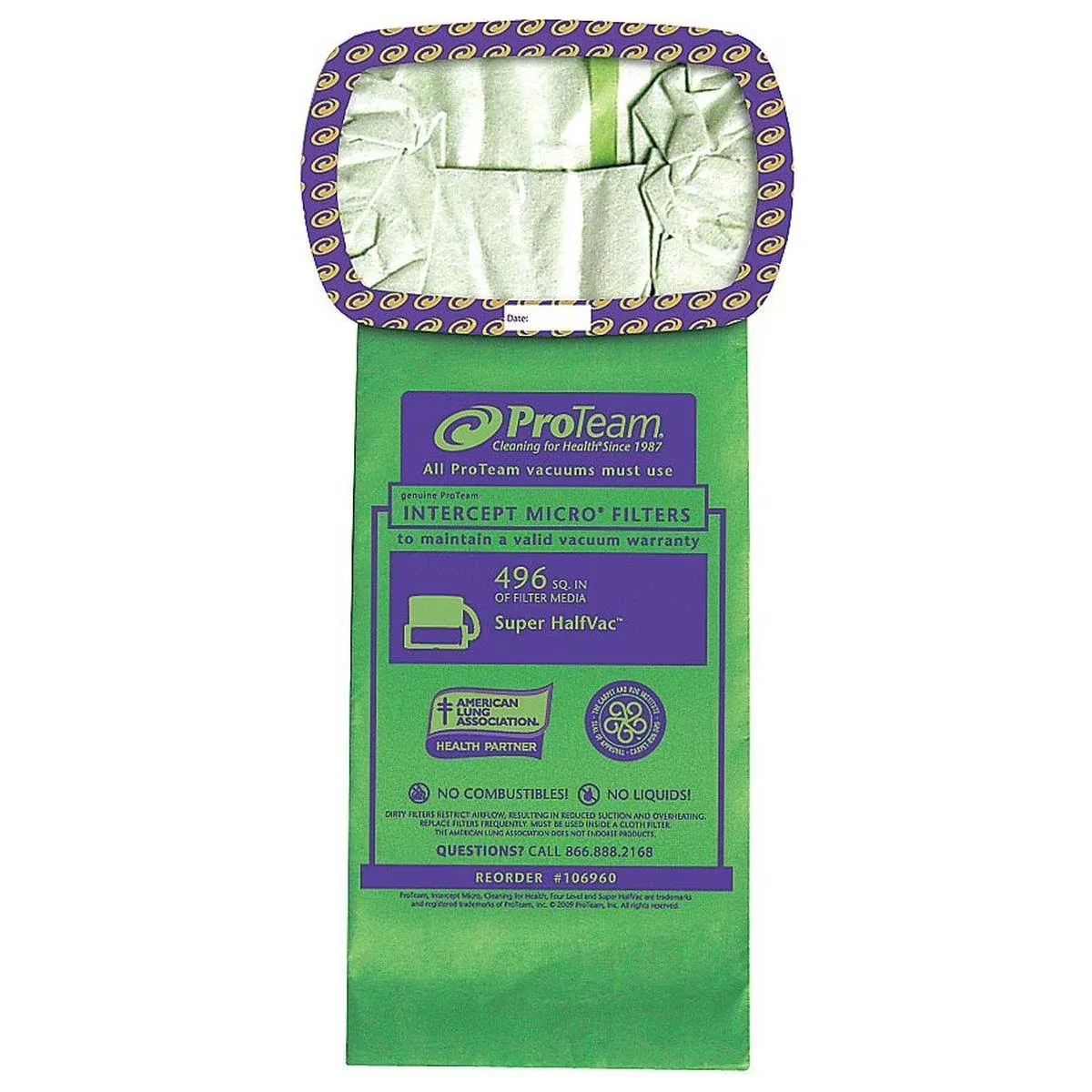 Proteam 106960 Super Half Vac Pro Bags