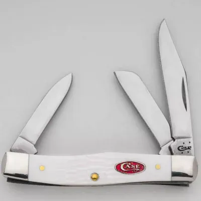 Case Cutlery 2.55 in. Sparxx Synthetic Medium Stockman Knife, White