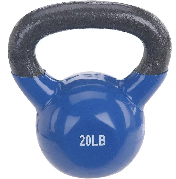 Sunny Health & Fitness Vinyl Coated Kettle Bell - 20lbs