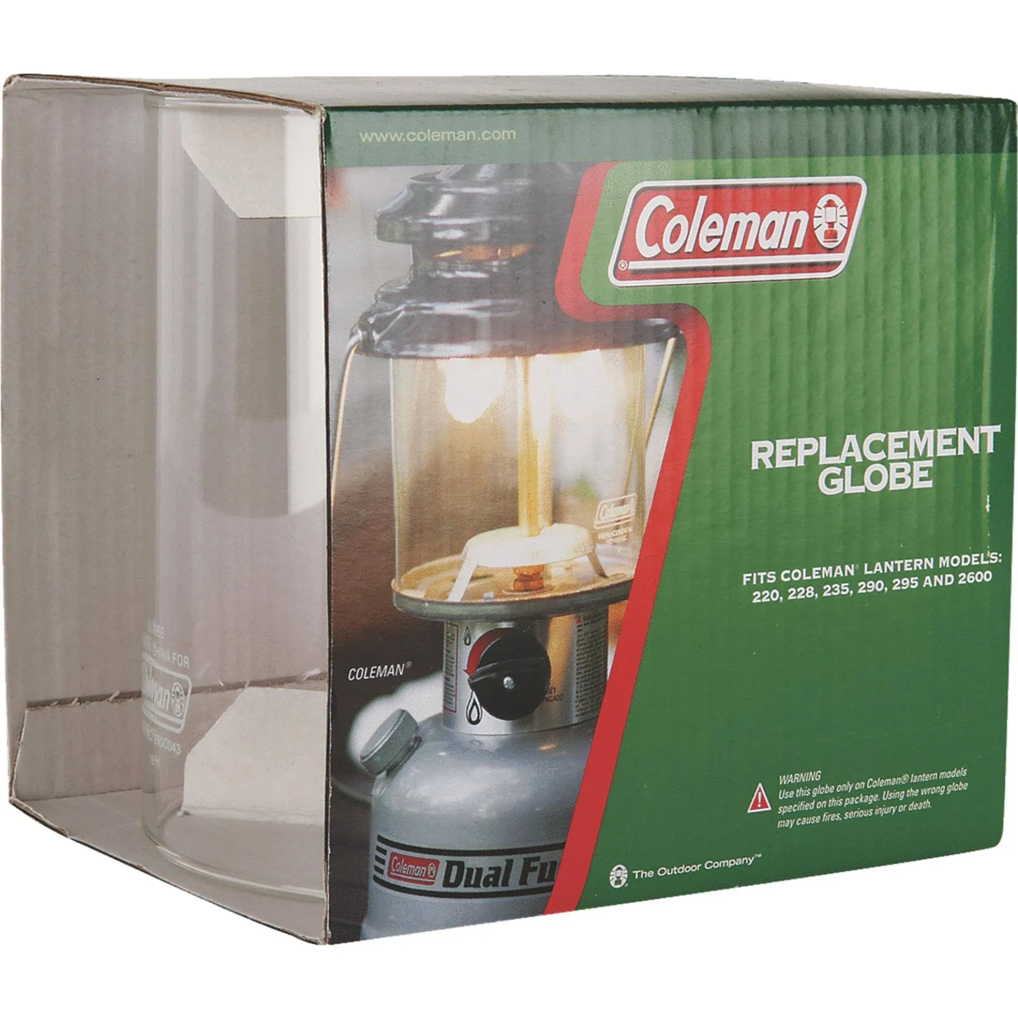 Coleman Small Glass Replacement Globe for Fueled Lanterns, Glass Globe for Smaller Lanterns