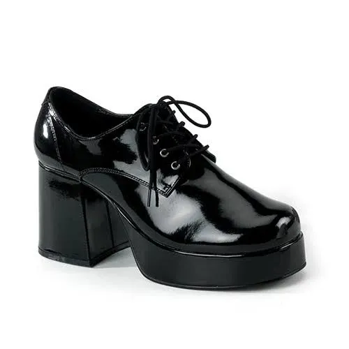 Black Patent Platform Shoes - Size 10/11