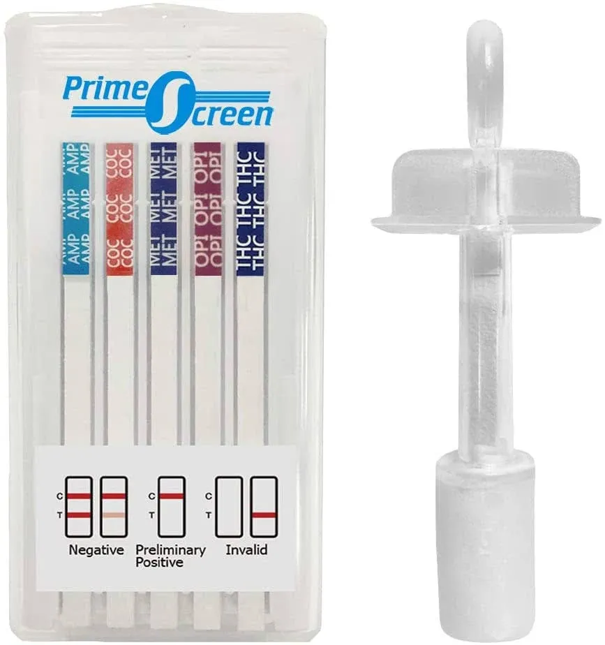 Prime Screen 5 Panel Oral Saliva Test Kit