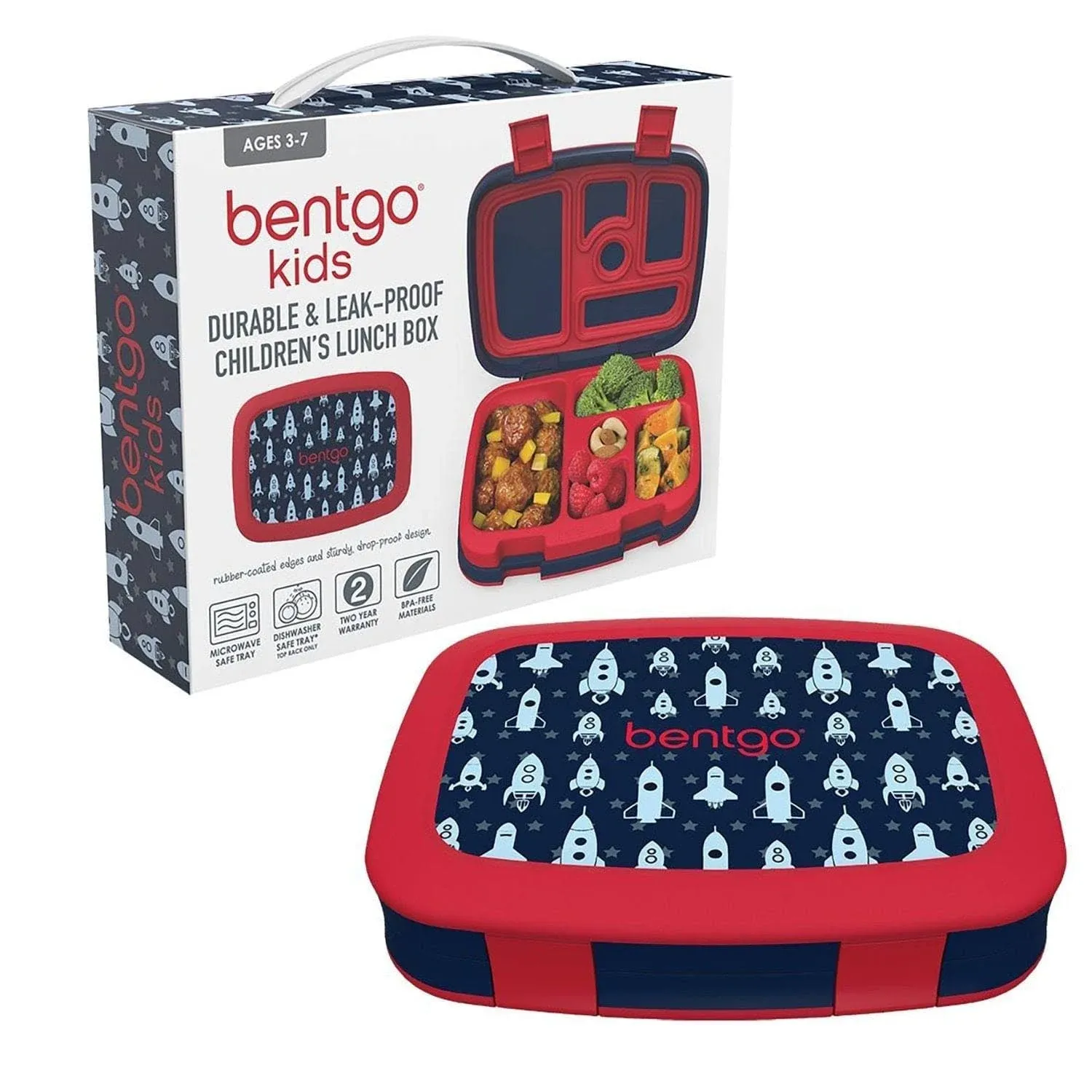 Bentgo Abyss Blue Confetti Kids Bento Lunch Box