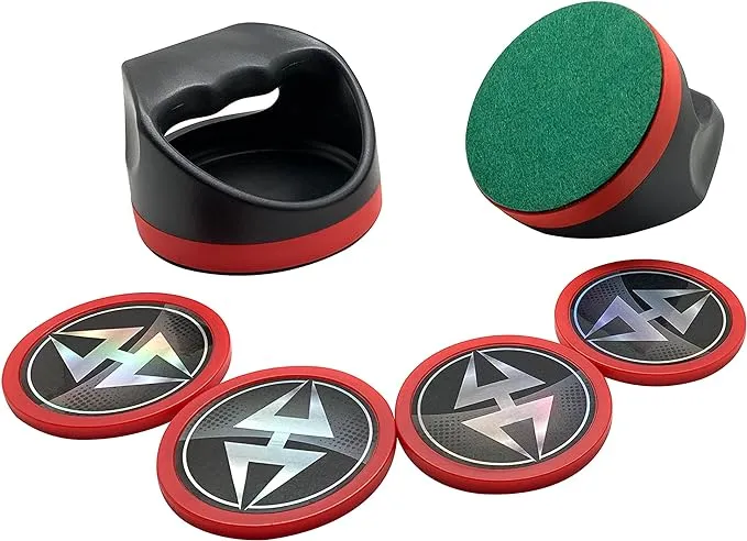 Pro Air Hockey 4-in Strikers and 3-in Puck Set