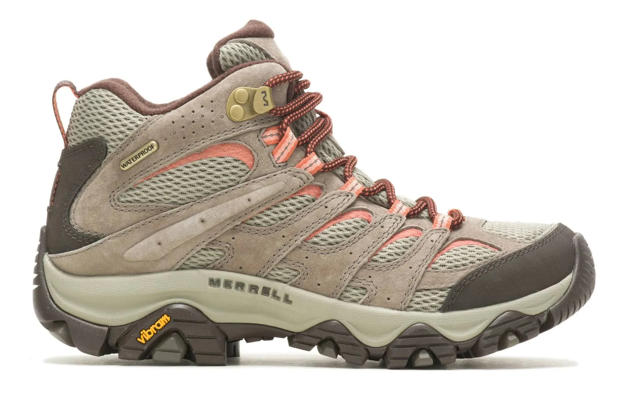 Merrell Moab 3 Mid Waterproof 8 , Granite (Women's)