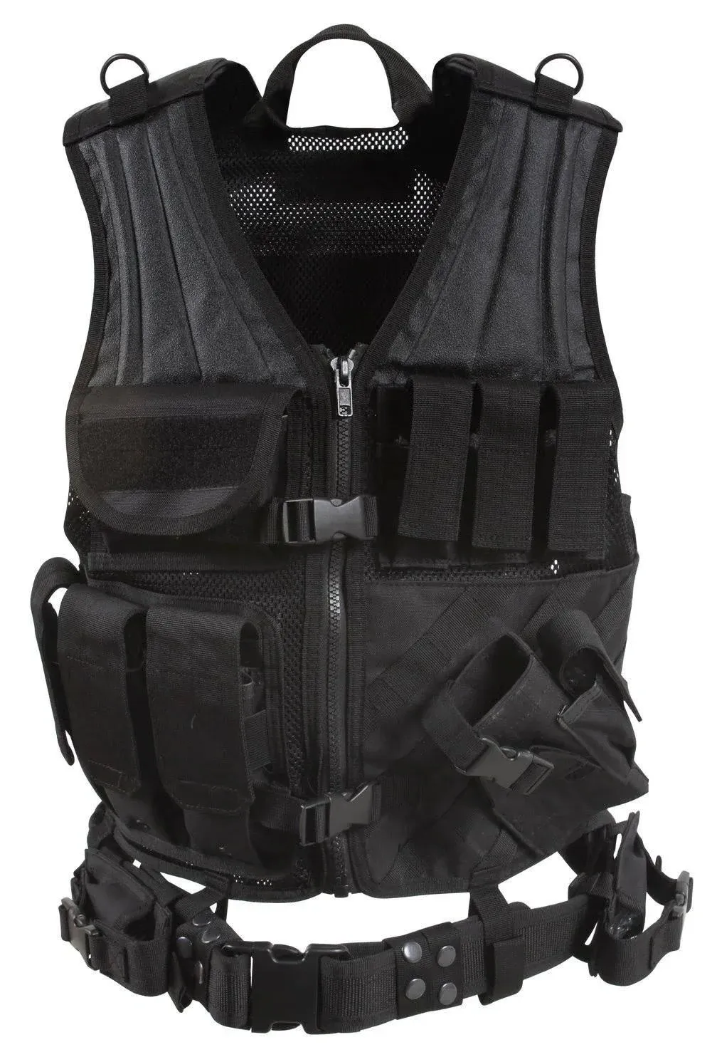 Cross Draw MOLLE Tactical Vest