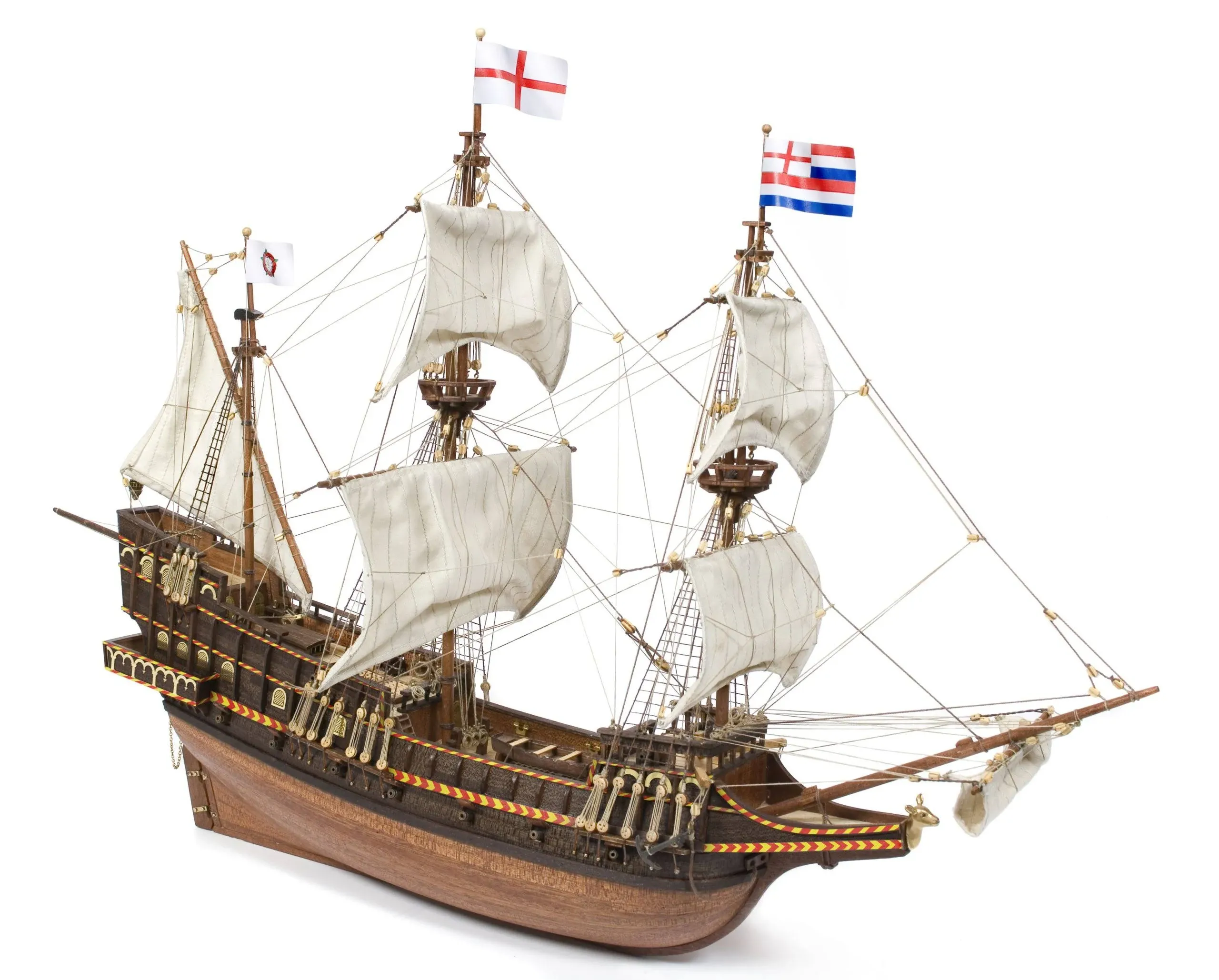 OcCre 12003 - Hms Golden Hind - Wooden Model Ship Kit,Scale 1:85