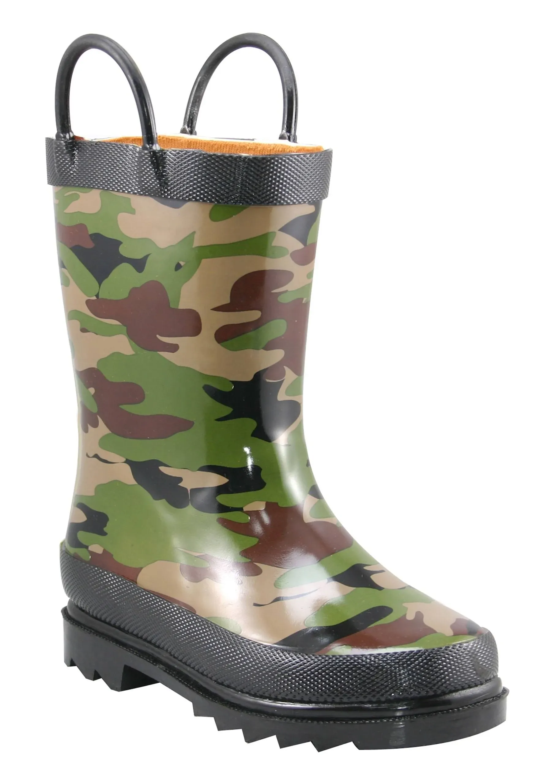 Western Chief Toddler Boys' Camo Rain Boots - Green 10