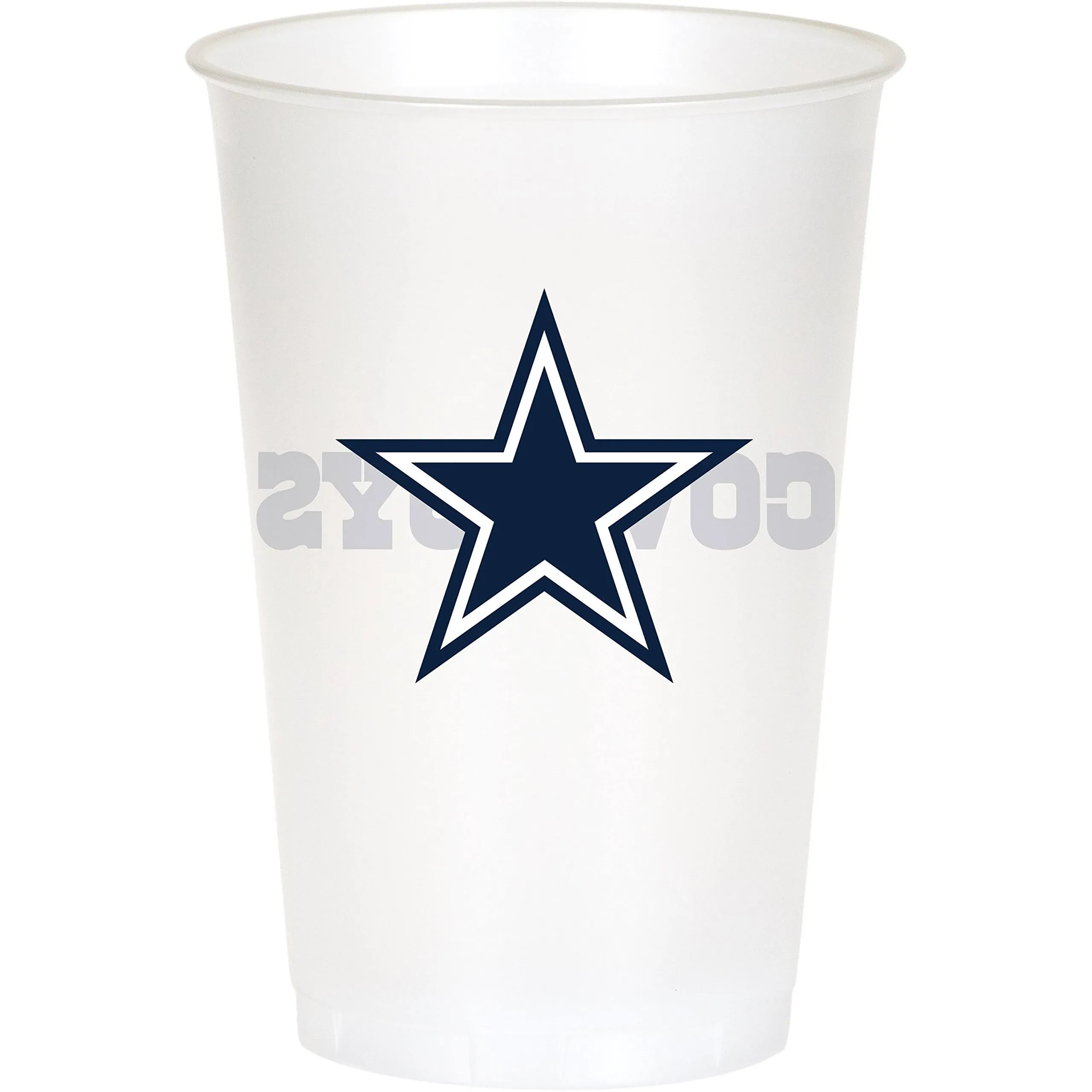 Creative Converting Dallas Cowboys Plastic Cups, 24 ct