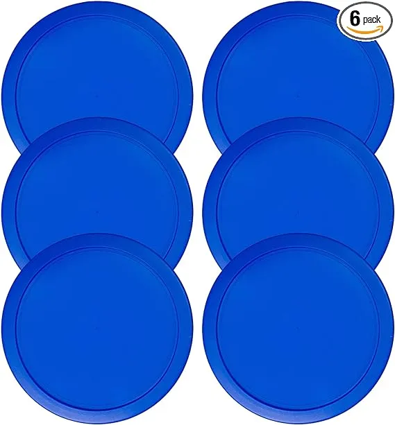 Replacement Lid for Pyrex 6 or 7 Cup Storage Cover Bowl 7402-PC Blue (6-Pack)