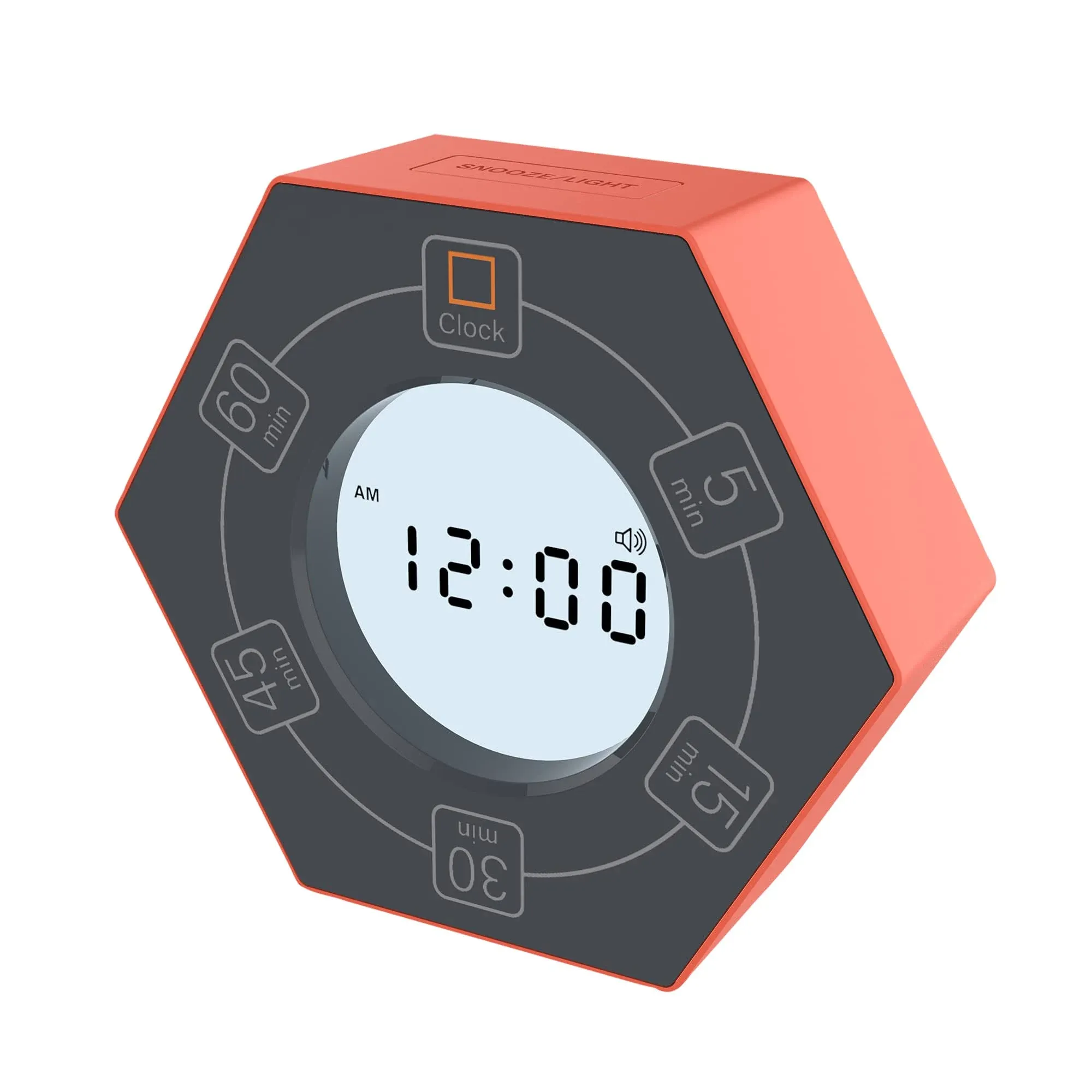 Znewtech Hexagon Rotating Timer (Orange)