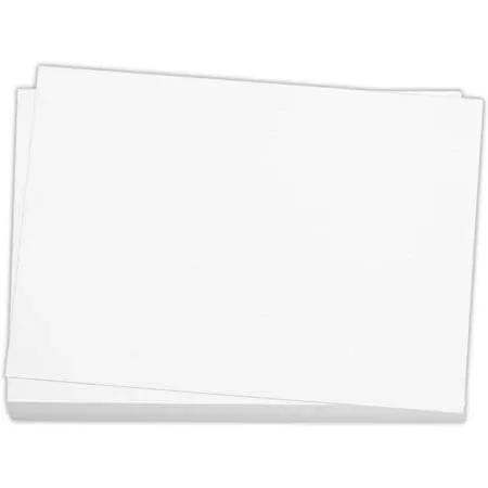 100 Pieces 5 inch x 7 inch Premium White Cardstock, Heavyweight 74lb Cover 200 ...