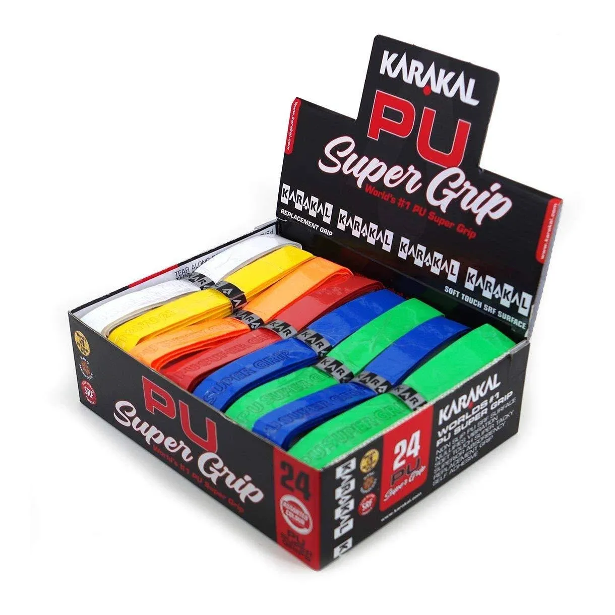 Karakal PU Supergrip Assorted (Twin Pack)