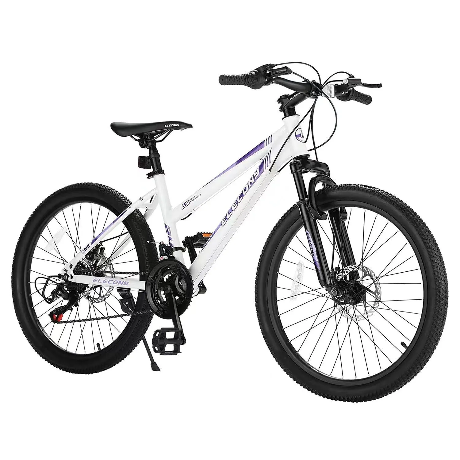 Adults Mountain Bike, 26-inch Wheels, Shimano 21 Speed Gear White Mountain Women Bicycle in White