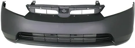 FitParts Compatible with Front Bumper Cover 2007-2008 Honda Civic Si Sedan 07 08. New, Primed and Ready for Paint. W/o Fog Light Holes. W/o Parking Aid Sensor Holes. 04711SNXA90ZZ