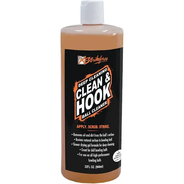 KR Strikeforce Clean & Hook Bowling Ball Cleaner-32 oz.