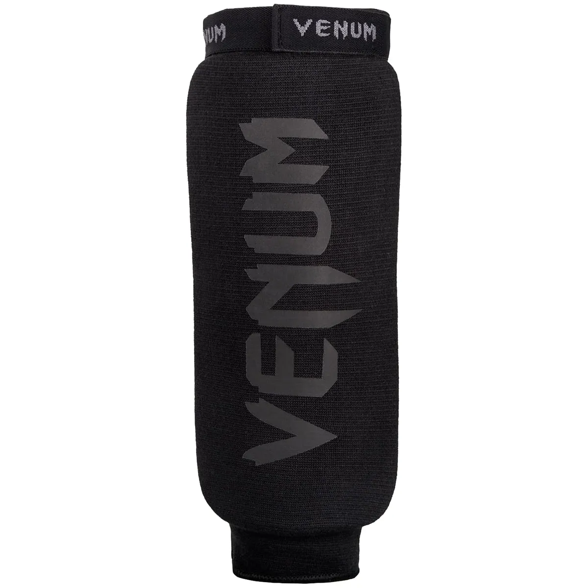 Venum Kontact Shinguards - Without Foot - Black/Black, One Size