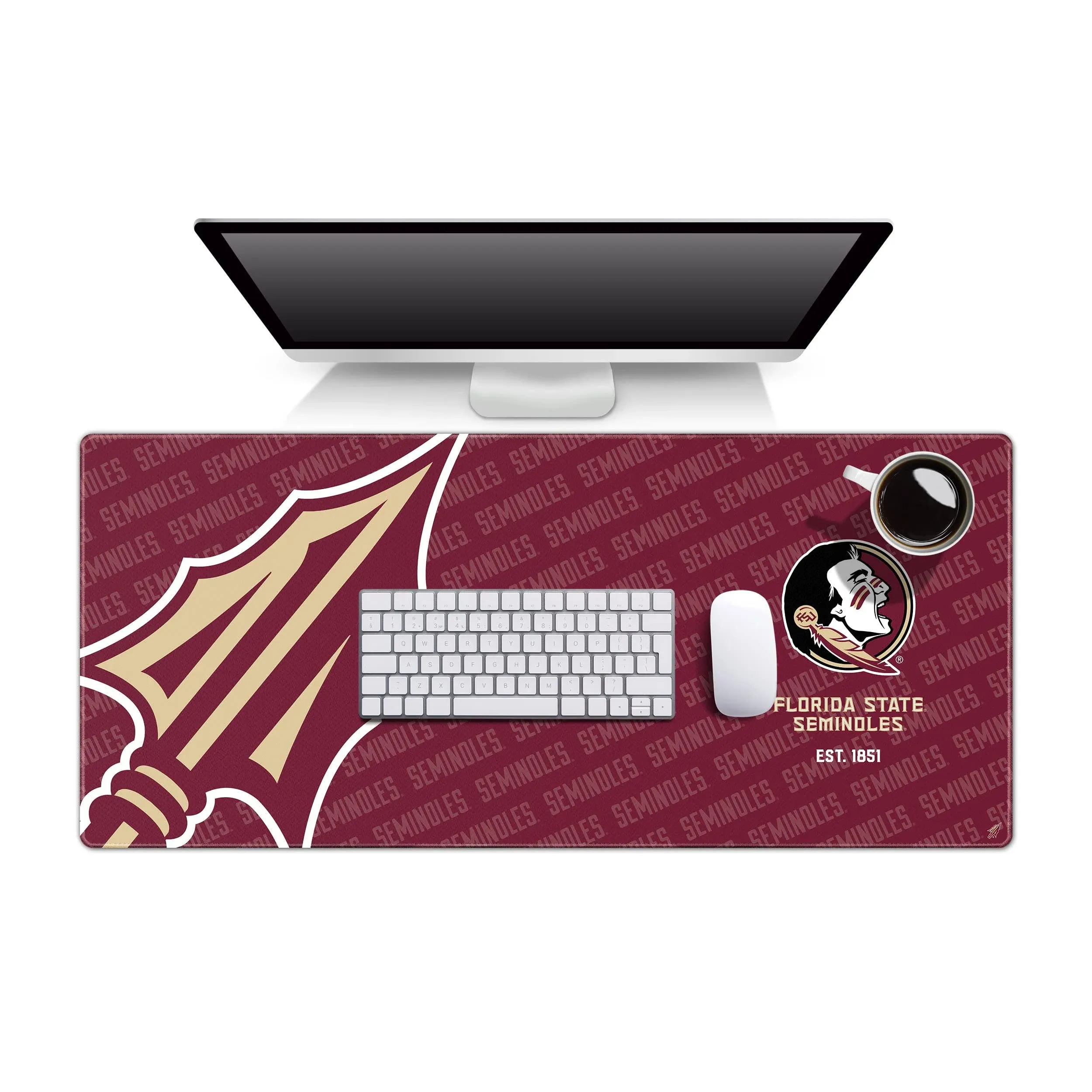 YouTheFan Florida State Seminoles Logo Series Desk Pad