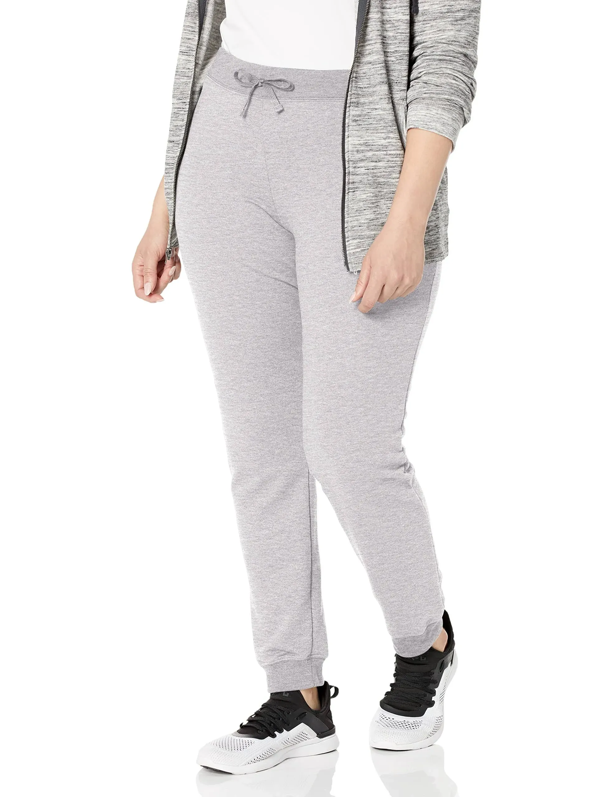 Fruit of The Loom Women's Athleisure French Terry Jogger, Size: Small, Gray