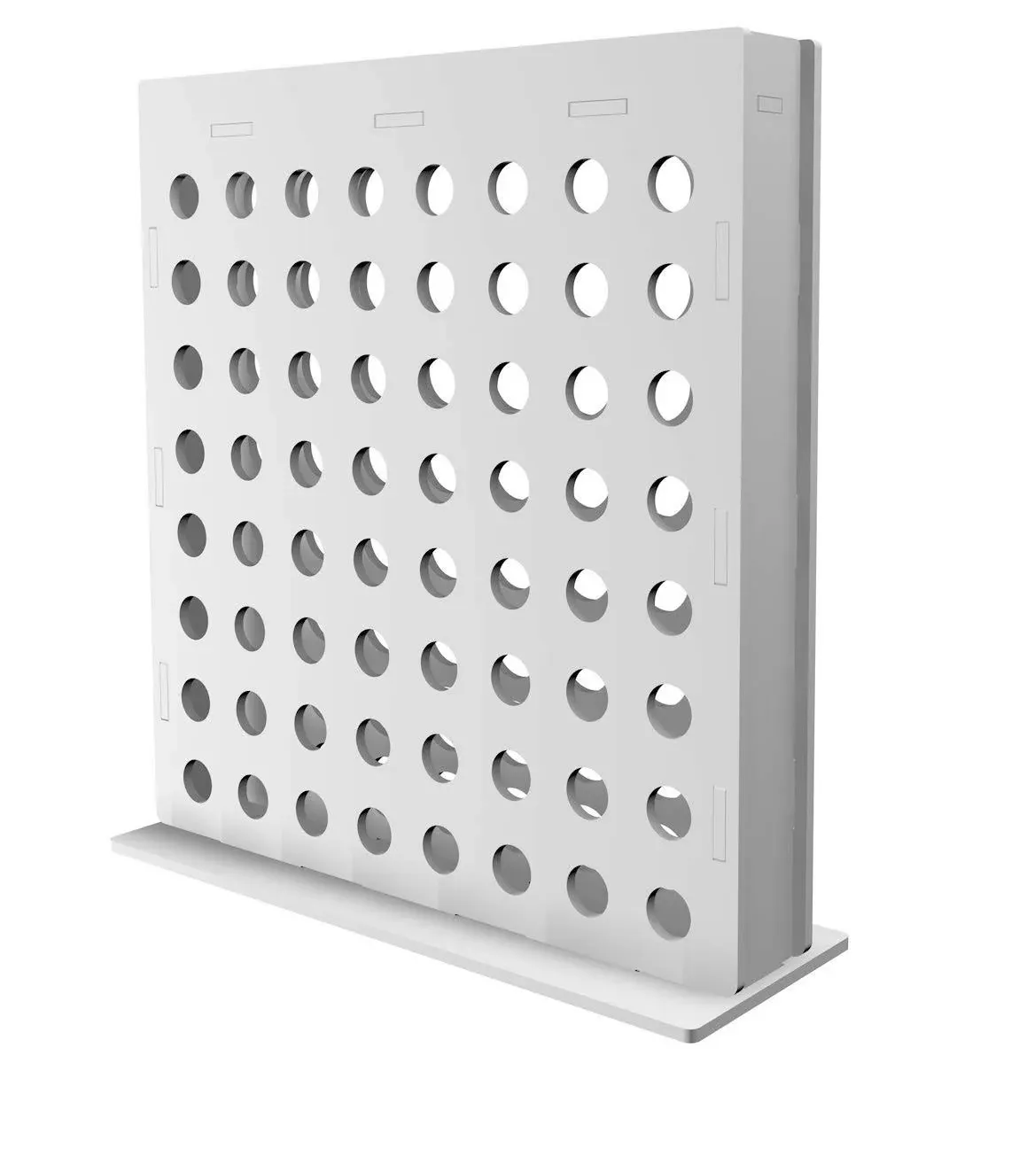 Sanfurney 64 Holes Craft Paint Storage Organizer Vertical Paint Rack Stand for ...