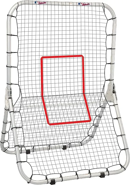 Franklin Sports MLB Pro Baseball Rebounder Net - Baseball + Softball Pitchback Net + Fielding Trainer - Bounce Back Net for Fielding + Throwing Practice