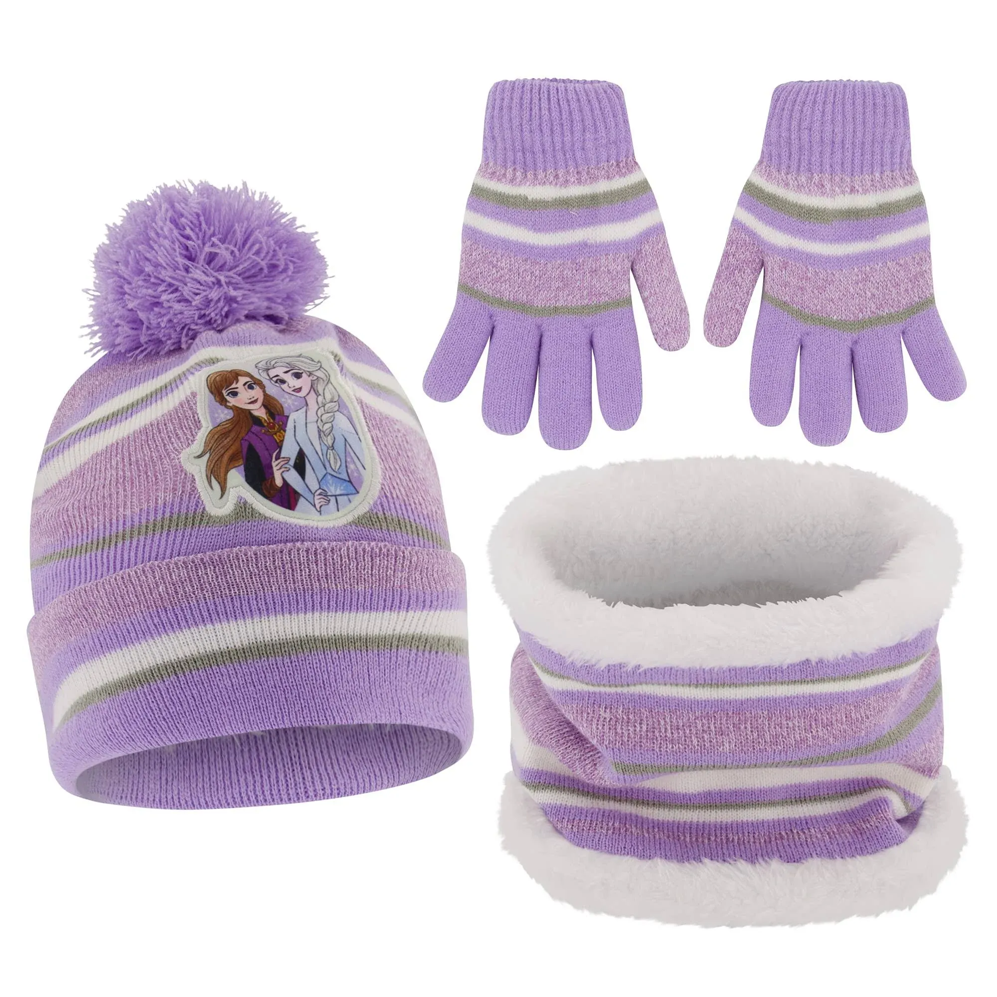 Disney Frozen Girls Toddler Winter, Scarf and Mittens 2-4 Or Frozen Elsa & Anna Hat, Scarves and Kids Gloves Sets 4-7