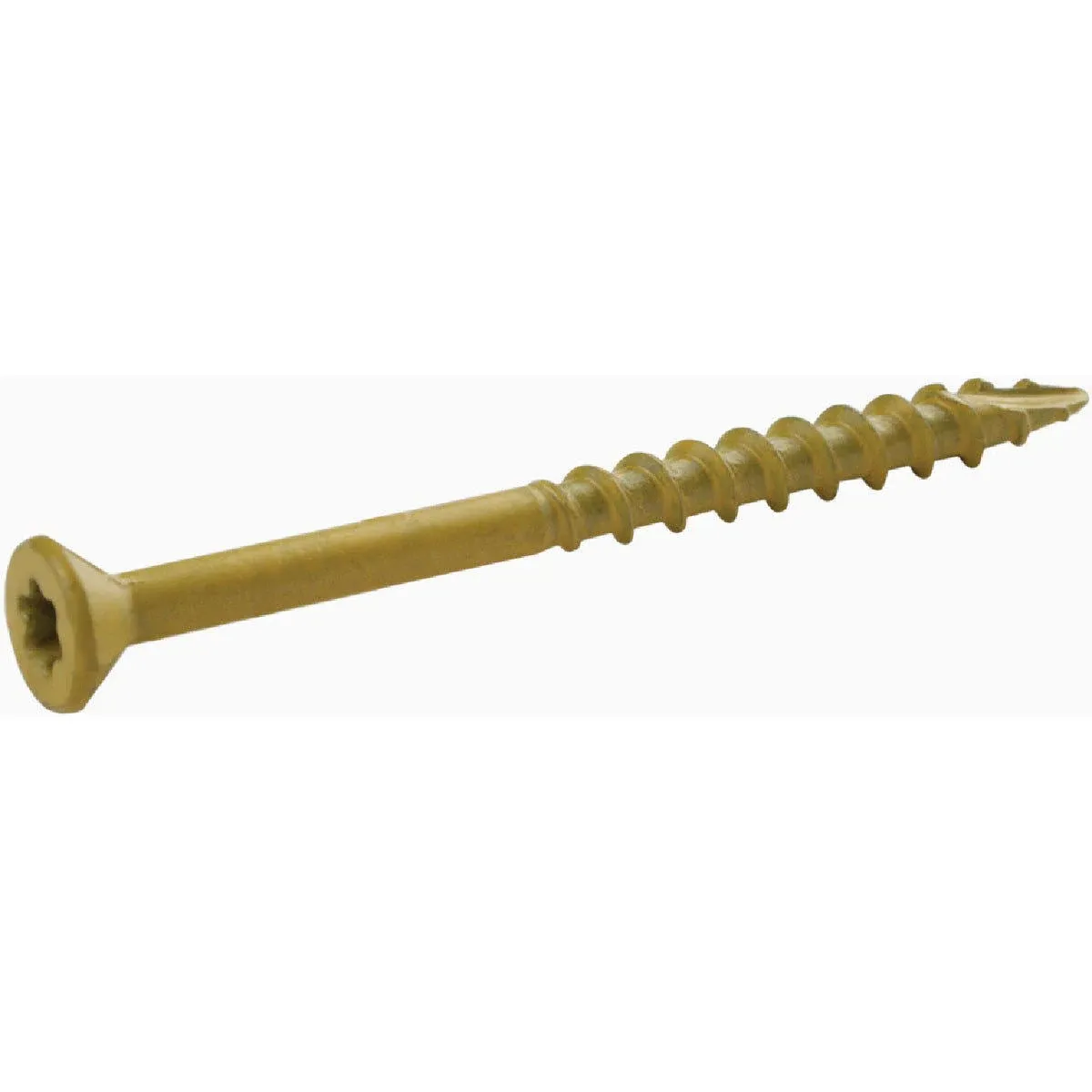 Deck Screw, #9 x 2-1/2 in, Flat Head, Torx Drive, 47 PK