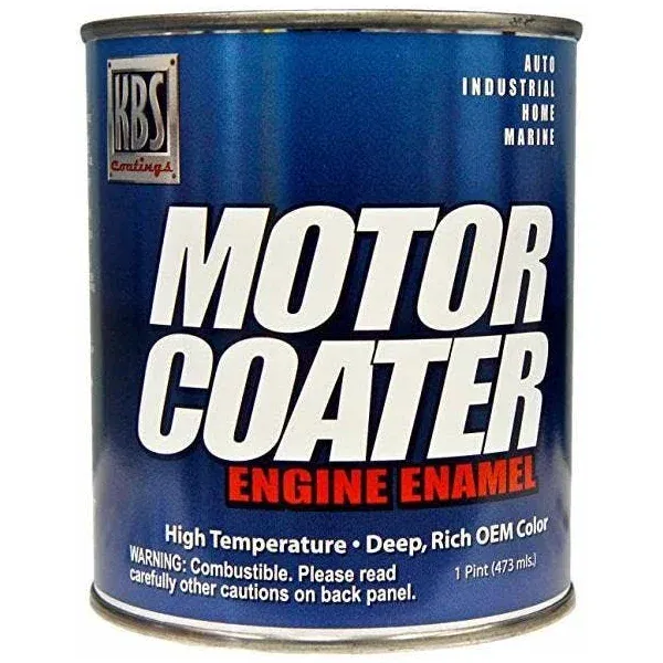 KBS Coatings 60308 Street Hemi Orange Motor Coater Engine Paint - 1 Pint