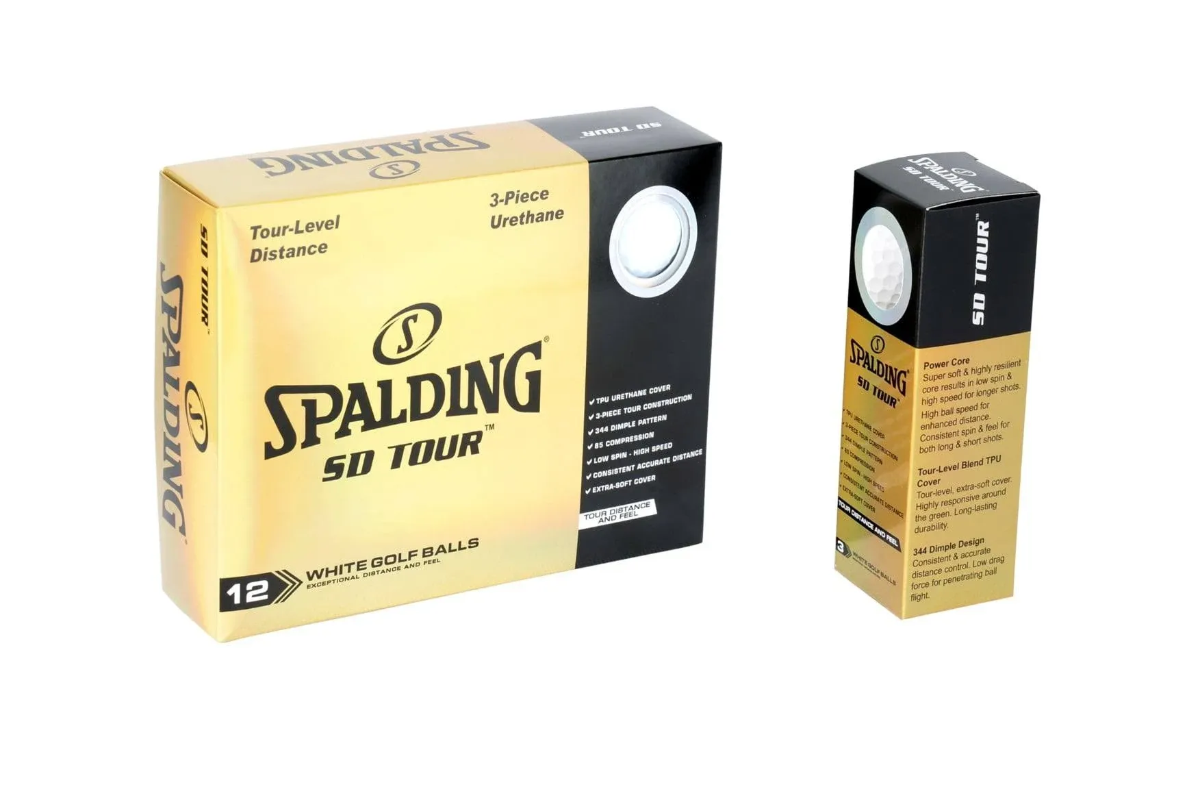 12 SPALDING SD TOUR Golf Balls lot 03002