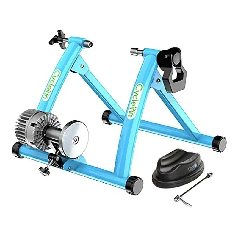 Fluid Bike Trainer Stand for Indoor Riding with Noise Reduction, Portable Bicycl