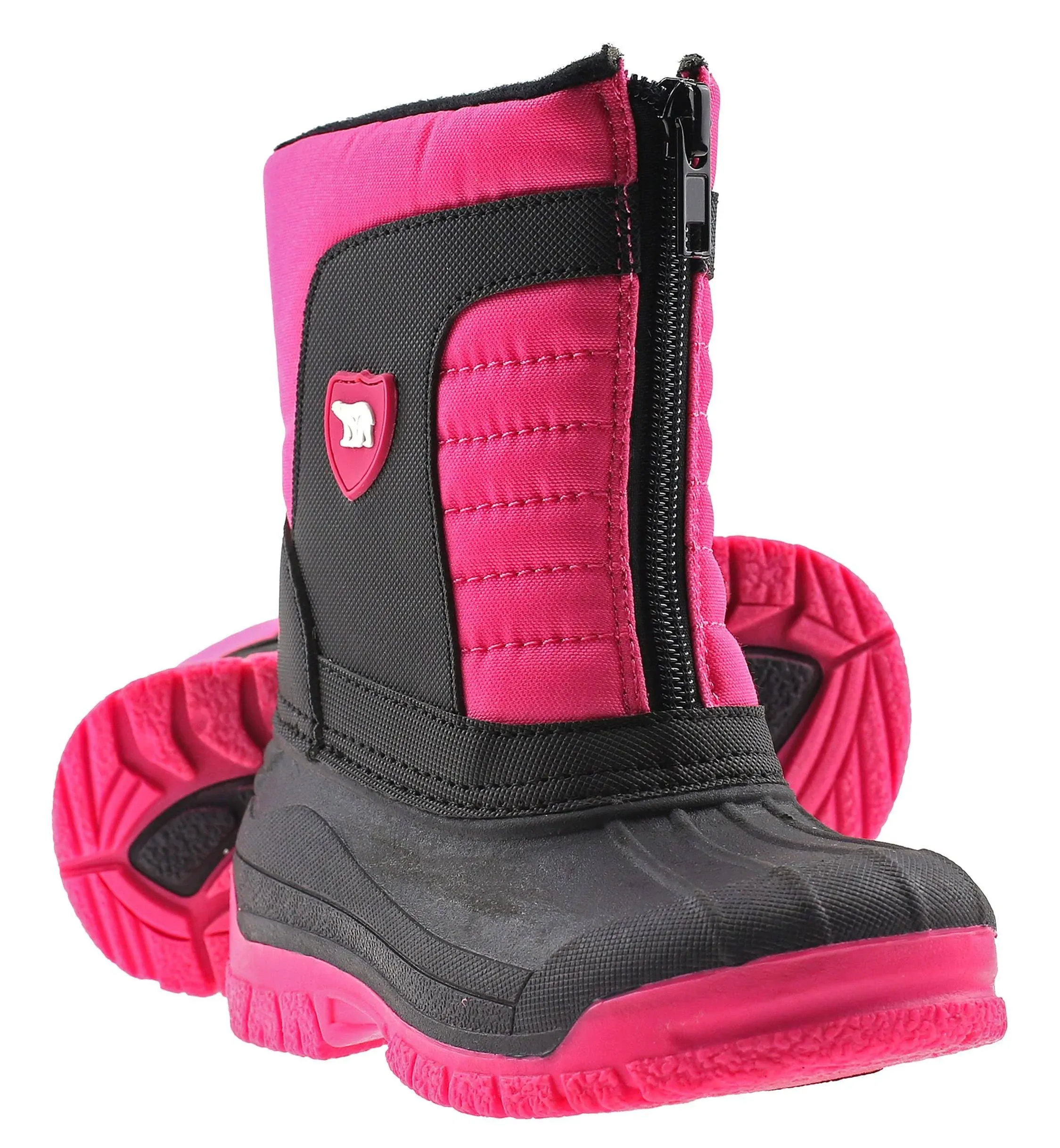 Arctic Shield Warm Insulated Waterproof Durable Easy On/Off Winter Snow Boots (Toddler/Kids)