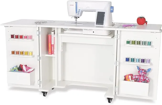 Arrow Bandicoot Sewing Cabinet (Ash White)