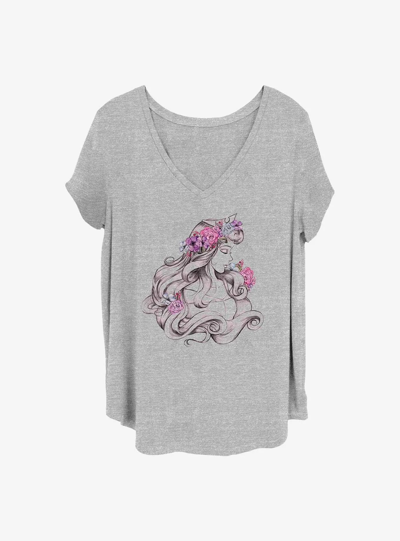 Disney Sleeping Beauty Aurora Blossom Girls T-Shirt Plus Size | Hot Topic