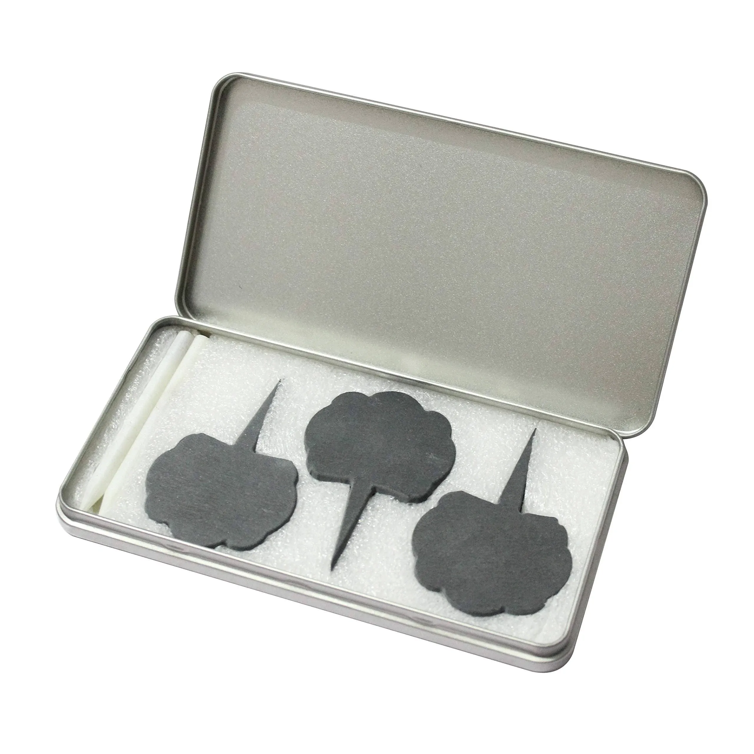 Natural Slate Cheese Markers Set