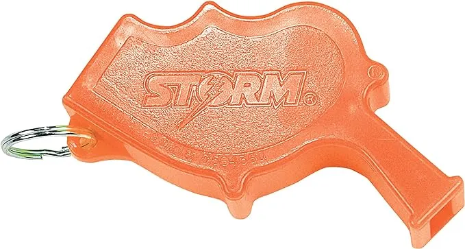 Storm Safety Whistle, Orange