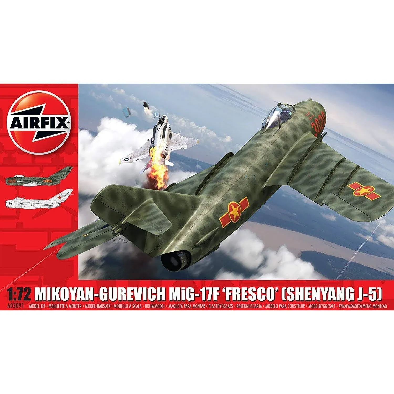 Airfix Mikoyan-Gurevich MiG-17F 'Fresco' 1/72 A03091