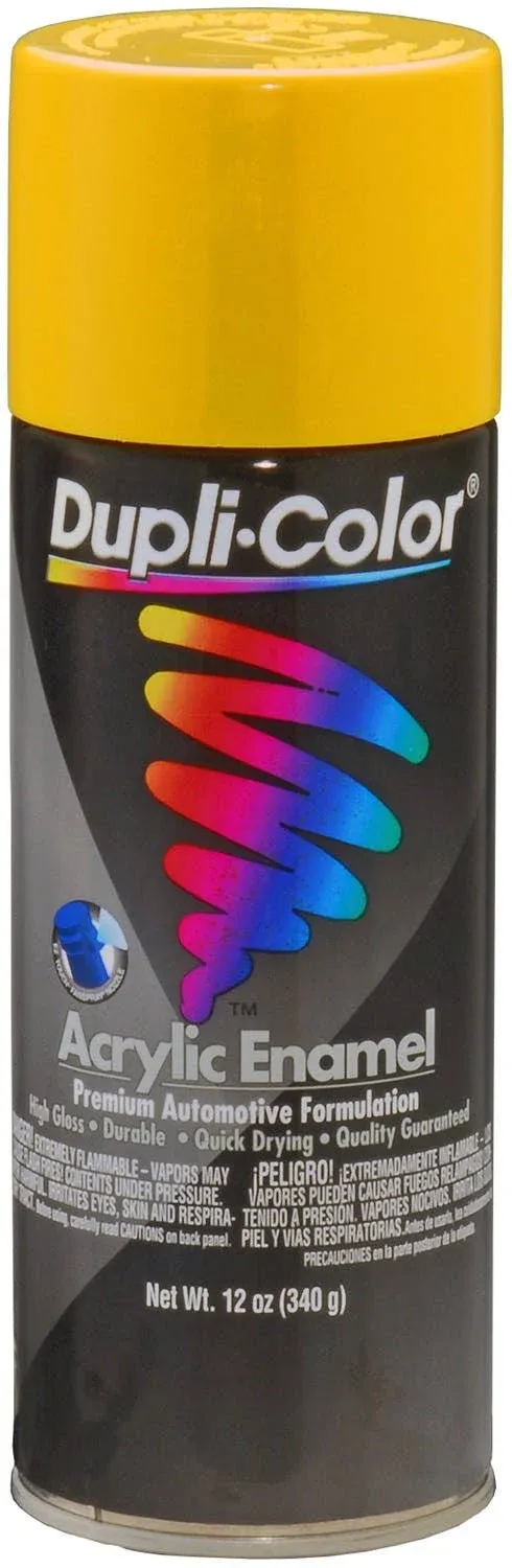 Paint - Dupli-Color - Acrylic Enamel - Gloss Chrome Yellow - 12.00 oz Aerosol - Each