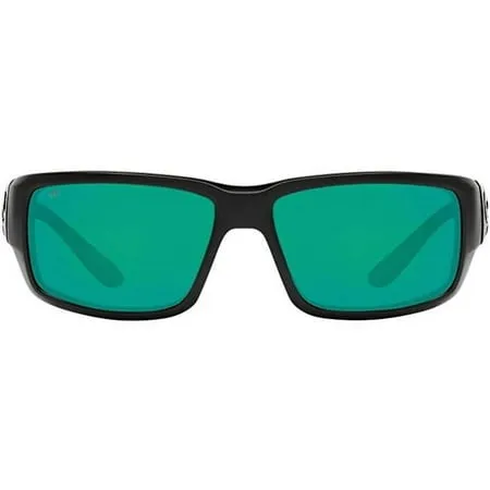 Costa Del Mar Sunglasses - Black Frame - Polarized Fantail - Matte Black - Blue Mirror Lens