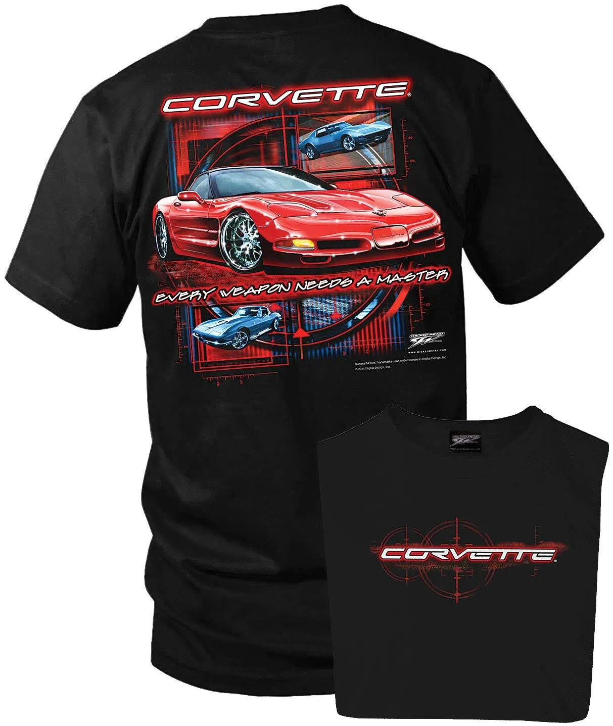 Wicked Metal Corvette Shirt - Every Weapon - Corvette C5 Shirt