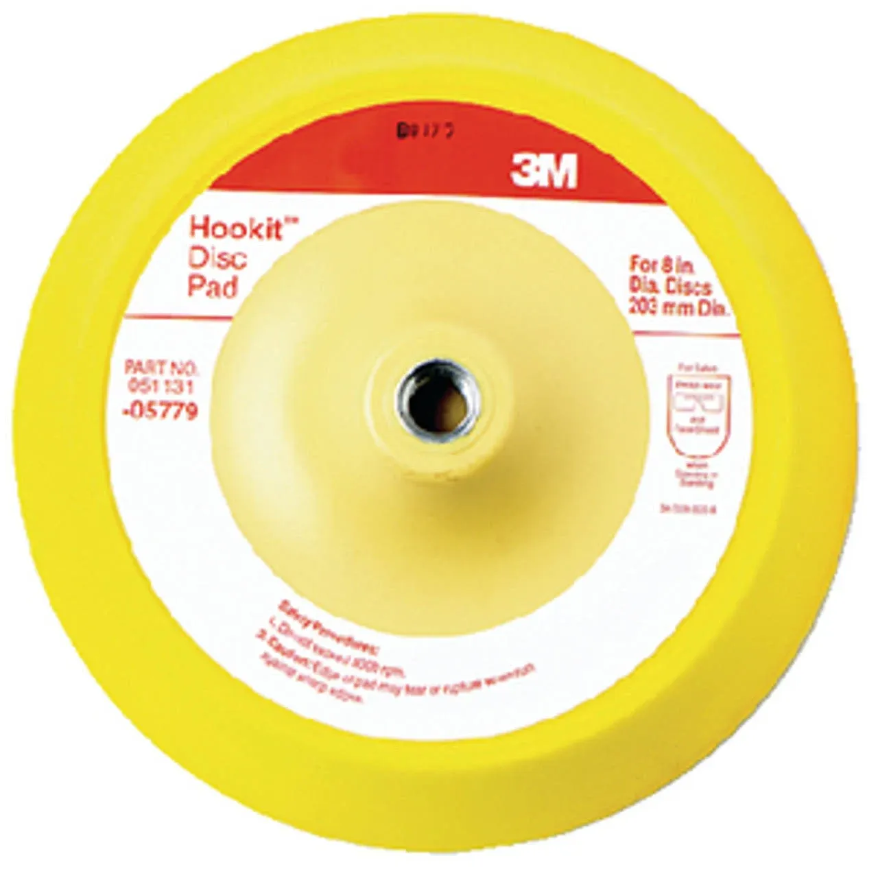 3M - 05779 - Hookit Disc Pad, 8 in