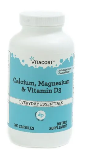 Vitacost Calcium Magnesium & Vitamin D - 300 Capsules